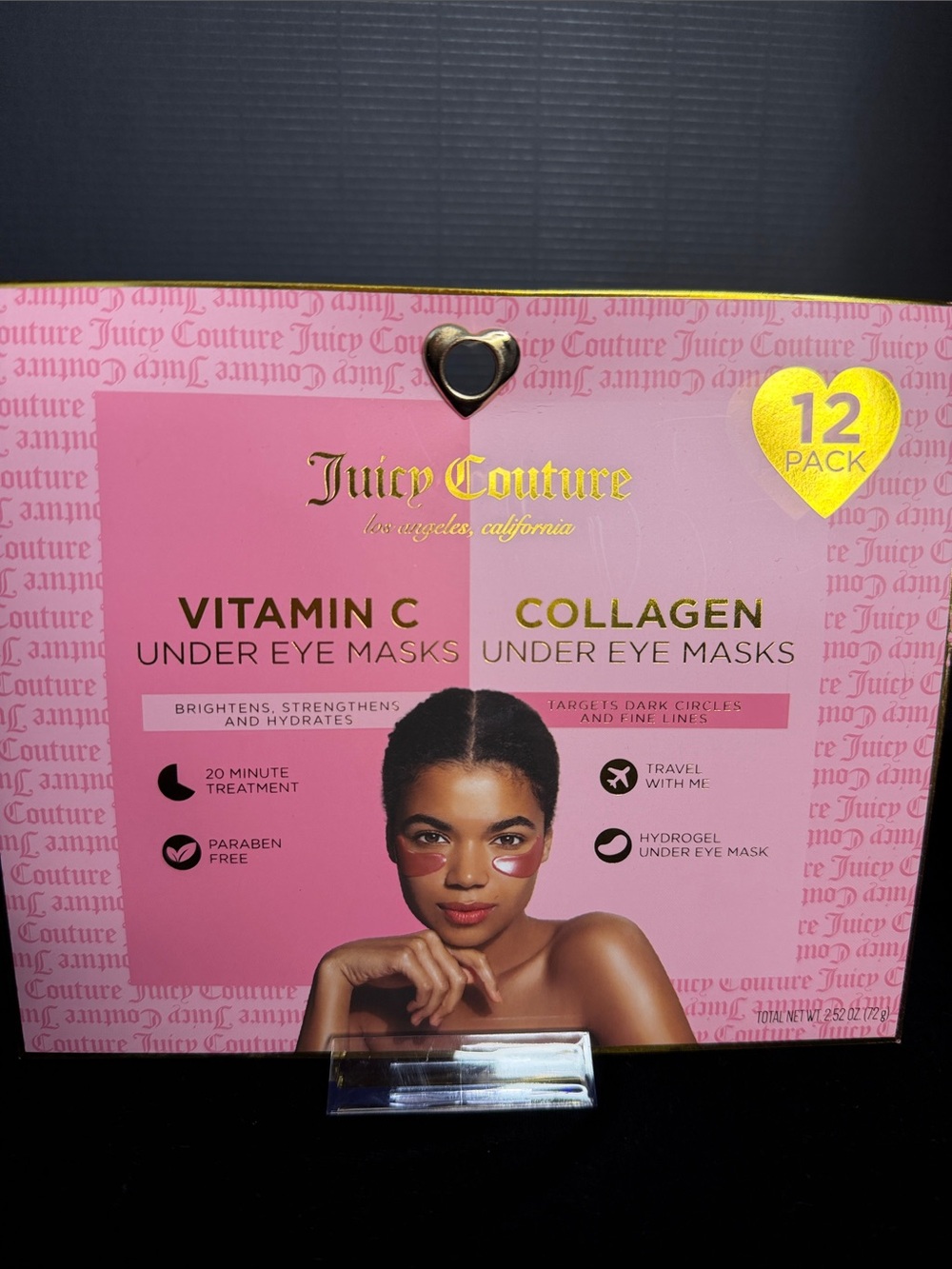 Juicy Couture Black and Pink Makeup Brush & Accessory Gift Basket - Picture 8 of 11